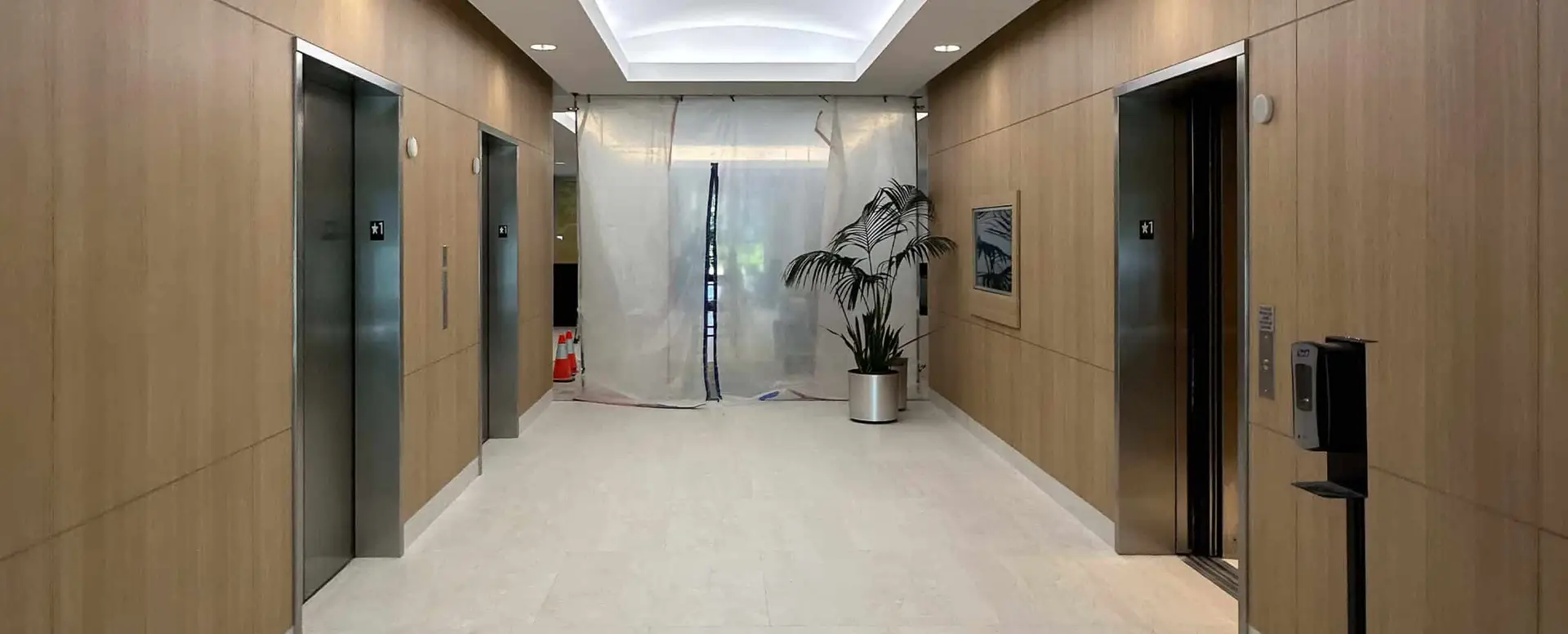 modern commercial elevator