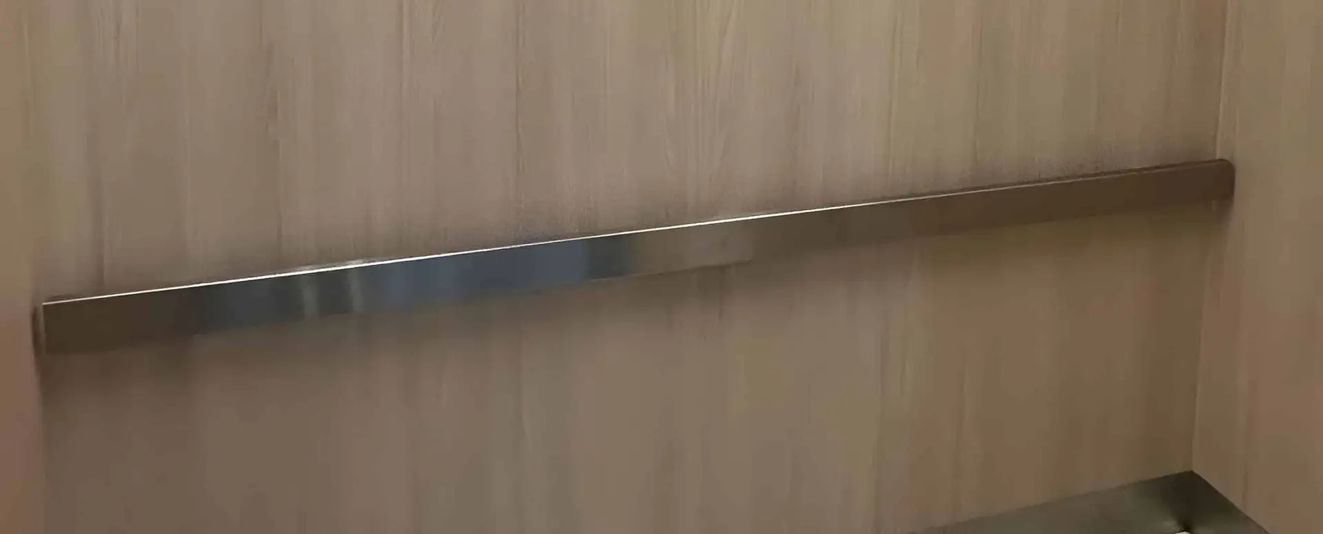 elevator cabin handrail