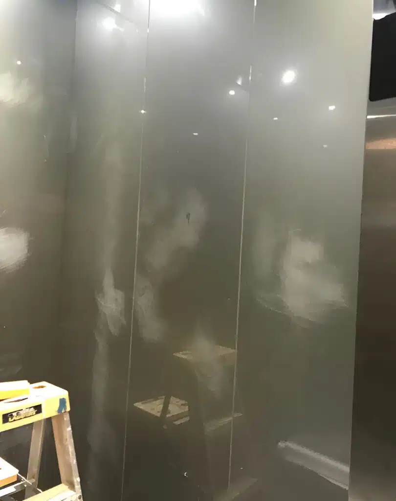 Elevator wrap before