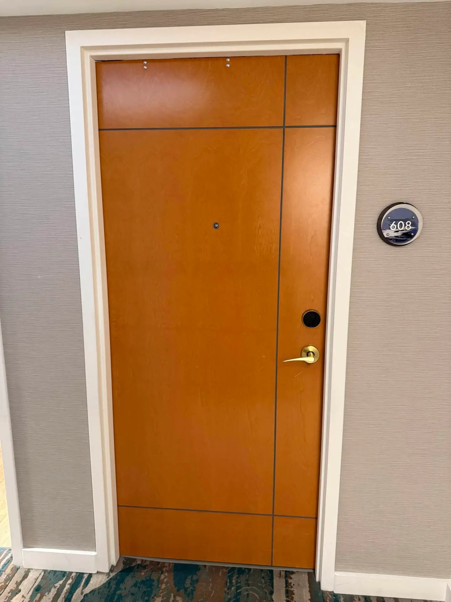 wooden interior door