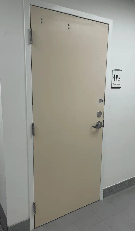 steel door